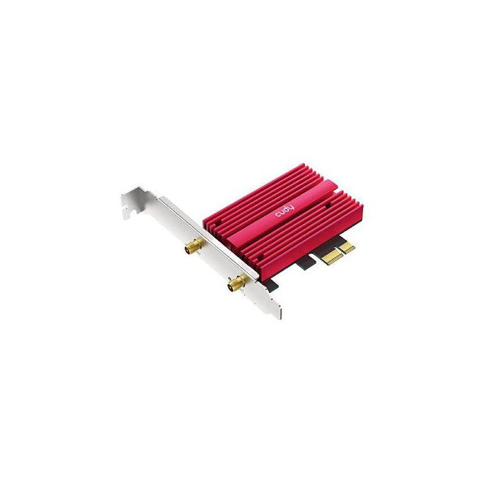 Cudy AX5400 Adaptador Wi-Fi 6E PCI Express Interno Inalámbrico Tribanda 2.4/5/6 GHz Bluetooth 5.0 para PC Windows 10 2