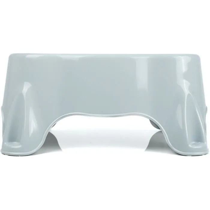 Thermobaby Reposapiés Baby Step Gris Charme con Almohadillas Antideslizantes y Superficie Antideslizante