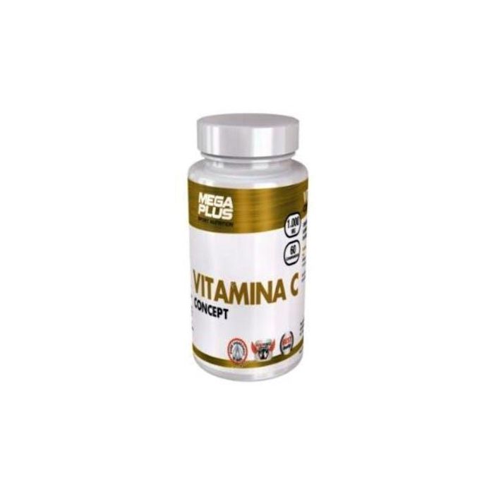 MEGA PLUS Vitamina C Concept 1000mg 60 Comprimidos para el sistema inmunitario y defensa antioxidante