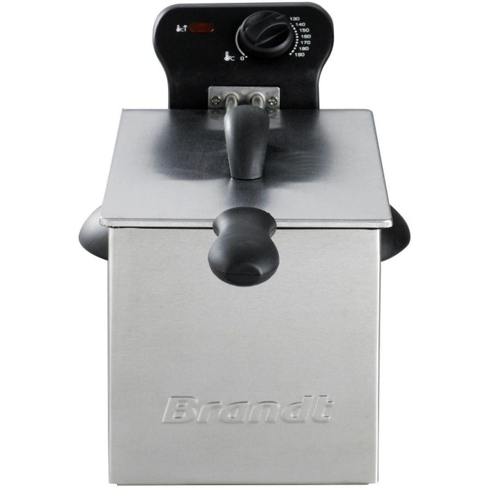 Brandt FRI2000 Freidora Semiprofesional, Capacidad de 3 L, Hasta 190 °C, 2000 W