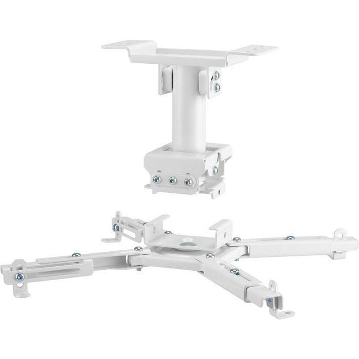 Vivolink Soporte de Techo Pro para Proyector, Fijo, 35 kg, 255 mm, Inclinación, 360°, Ajustable, Blanco 10