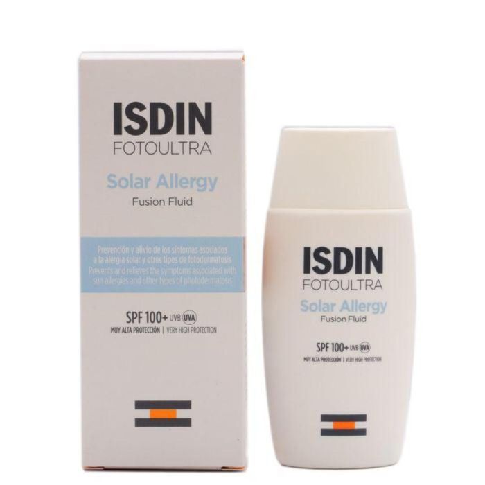 Isdin Sun Allergy SPF 100 Protector Solar Facial para Piel Alérgica al Sol 50ml
