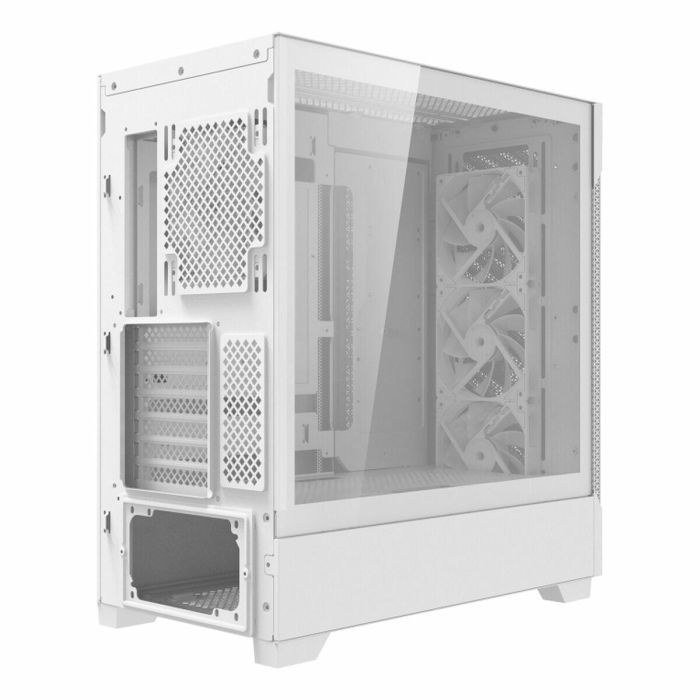 XPG STARKER AIR BTF Midi Tower Caja PC Gaming Panel Perforado con 4 Ventiladores ARGB, Compatible ATX Conector Inverso, Blanco 10