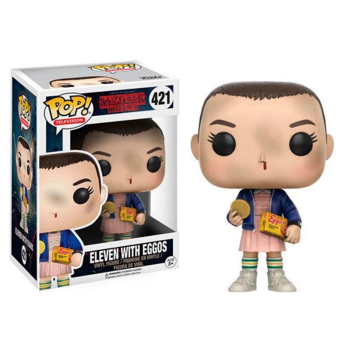Funko Pop Stranger Things Eleven Con Eggos - Figura de Vinilo de 9cm con Caja Original