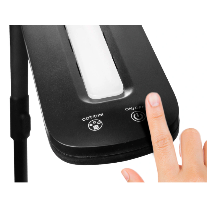 Q-connect Lámpara de Suelo LED 15W 850 Lm Regulable 3 Niveles Brillo Cuello Flexible Control Remoto Negro 4 Q-connect Lámpara de Suelo LED 15W 850 Lm Regulable 3 Niveles Brillo Cuello Flexible Control Remoto Negro 4