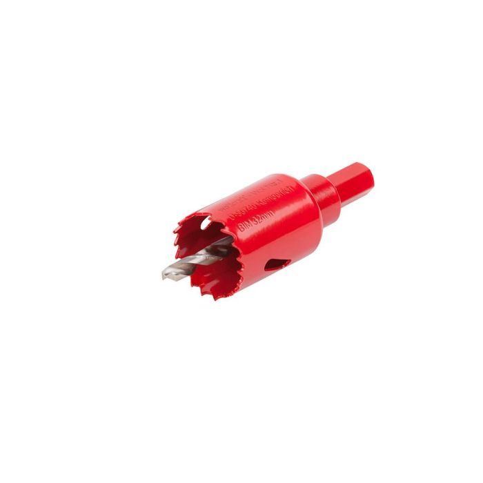 Wolfcraft Sierra de corona bim completo con adaptador y broca piloto Ø32mm 5466000 0 Wolfcraft Sierra de corona bim completo con adaptador y broca piloto Ø32mm 5466000 0