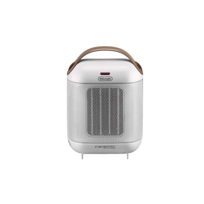 De'Longhi HFX30C18 Calentador Ventilador Cerámico Móvil 1800W, Termostato Ajustable, Ventilación Verano y Seguridad Antivuelco Blanco Marfil 7