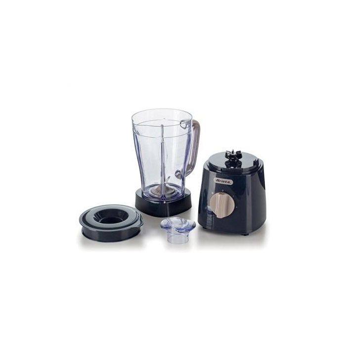 Ariete Batidora de Vaso Breakfast Grafito con 4 Cuchillas de Acero Inoxidable y 2 Velocidades 2 Ariete Batidora de Vaso Breakfast Grafito con 4 Cuchillas de Acero Inoxidable y 2 Velocidades 2