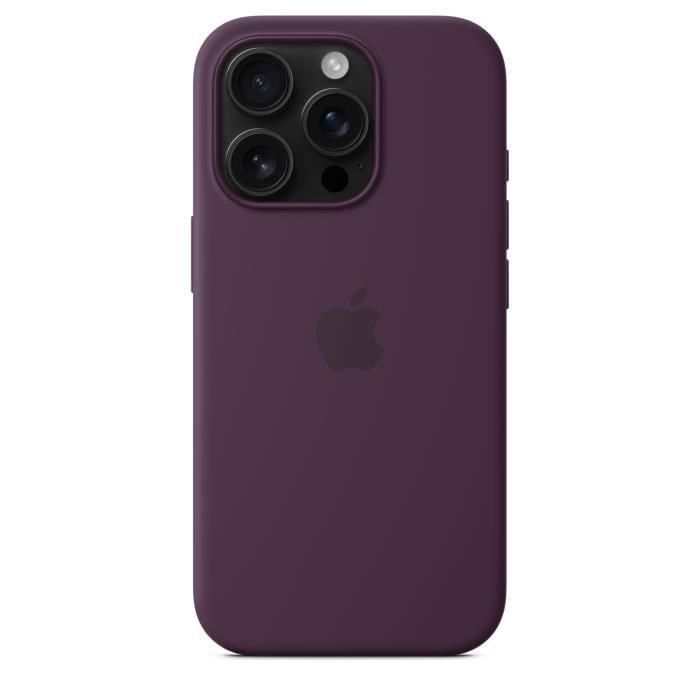 APPLE iPhone 16 Pro - Funda de Silicona con MagSafe - Ciruela 3 APPLE iPhone 16 Pro - Funda de Silicona con MagSafe - Ciruela 3