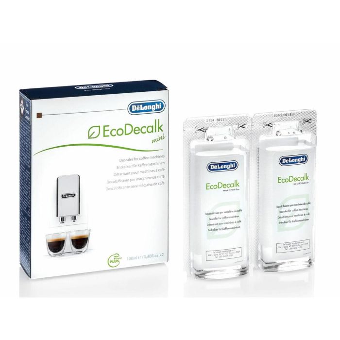DeLonghi 5513296011 ECODECALK MINI Descalcificador de Cafetera 2 x 100 ml 1 DeLonghi 5513296011 ECODECALK MINI Descalcificador de Cafetera 2 x 100 ml 1