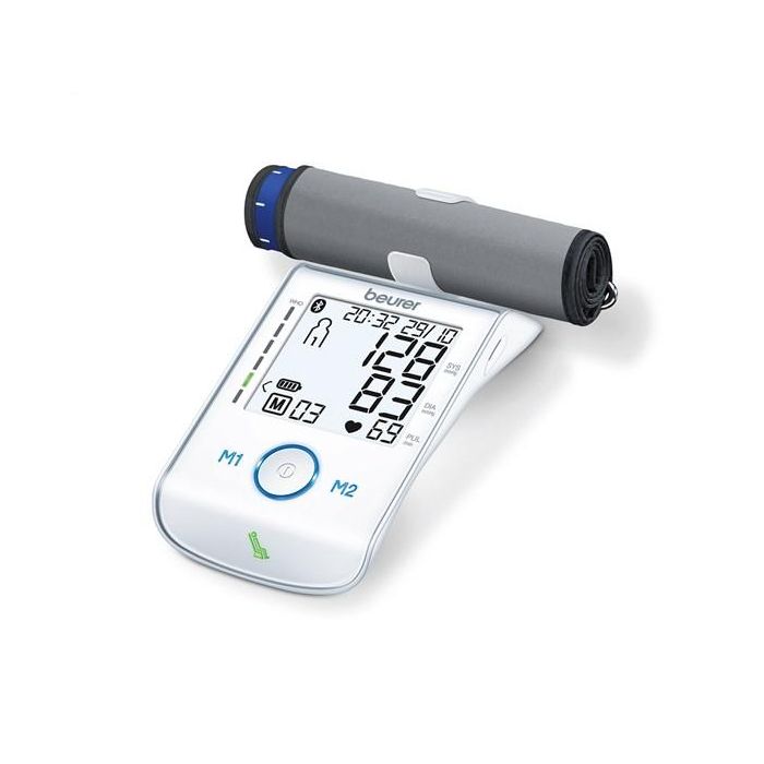 Beurer BM-85 Tensiómetro de Brazo con Bluetooth, Pantalla XL y Medición de Inflación, Clínicamente Probado 1 Beurer BM-85 Tensiómetro de Brazo con Bluetooth, Pantalla XL y Medición de Inflación, Clínicamente Probado 1