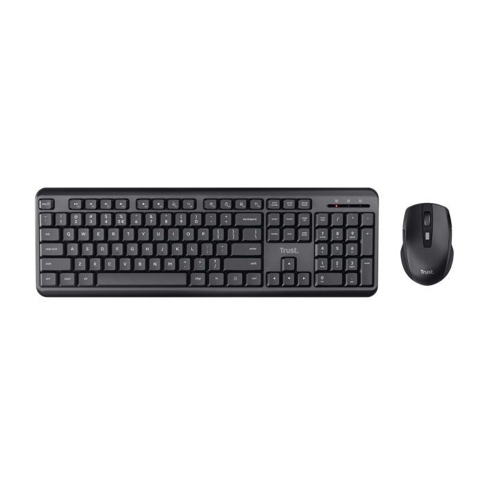 Teclado y Ratón Inalámbrico Trust TKM-350 Negro QWERTY 1