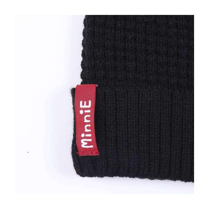 Gorro tricot pompom minnie 1 Gorro tricot pompom minnie 1