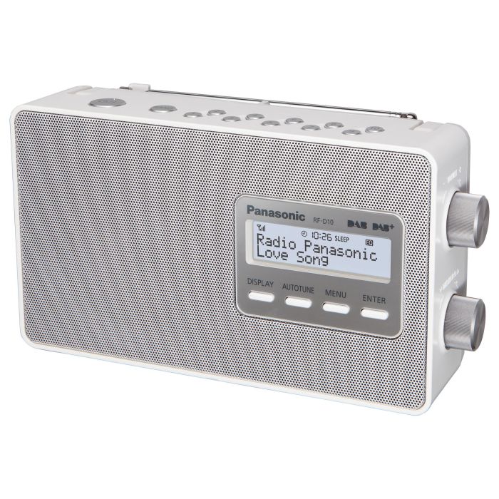 Panasonic RF-D10 Radio Portátil DAB/DAB+/FM, 2 W, Sintonización Automática, Ecualizador, Color Plateado, Funciona con 4 Pilas C 1 Panasonic RF-D10 Radio Portátil DAB/DAB+/FM, 2 W, Sintonización Automática, Ecualizador, Color Plateado, Funciona con 4 Pilas C 1