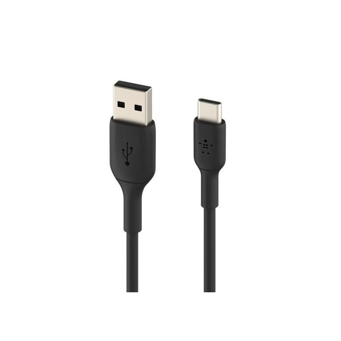 Cable USB A a USB-C Belkin CAB001bt1MBK Negro 1 m 3