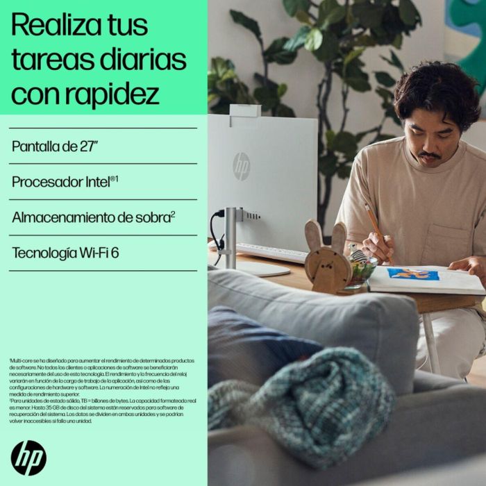 PC de Sobremesa HP B9GN4EA Intel Core i5-1335U 16 GB RAM 1 TB SSD 3 PC de Sobremesa HP B9GN4EA Intel Core i5-1335U 16 GB RAM 1 TB SSD 3