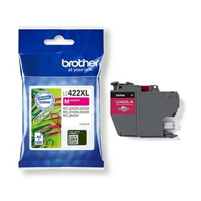 Cartucho de Tinta Original Brother MFCJ5340DW, MFCJ5740DW, MFCJ6540DW, MFCJ6940DW Magenta (5 Unidades) 1 Cartucho de Tinta Original Brother MFCJ5340DW, MFCJ5740DW, MFCJ6540DW, MFCJ6940DW Magenta (5 Unidades) 1
