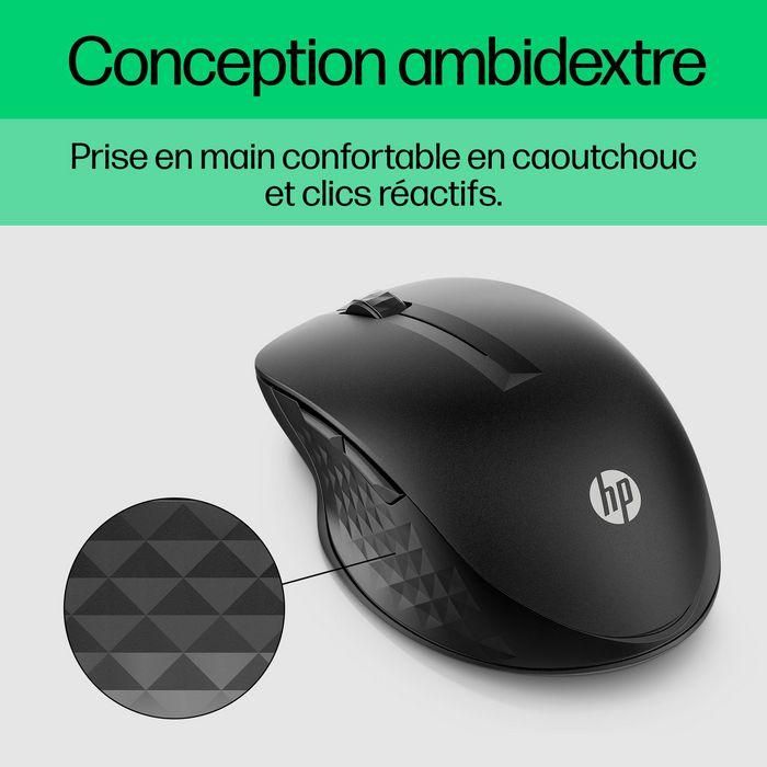 HP 430 Ratón Inalámbrico Multi-Dispositivo Personalizable Ergonómico Sensor Multi-Superficie