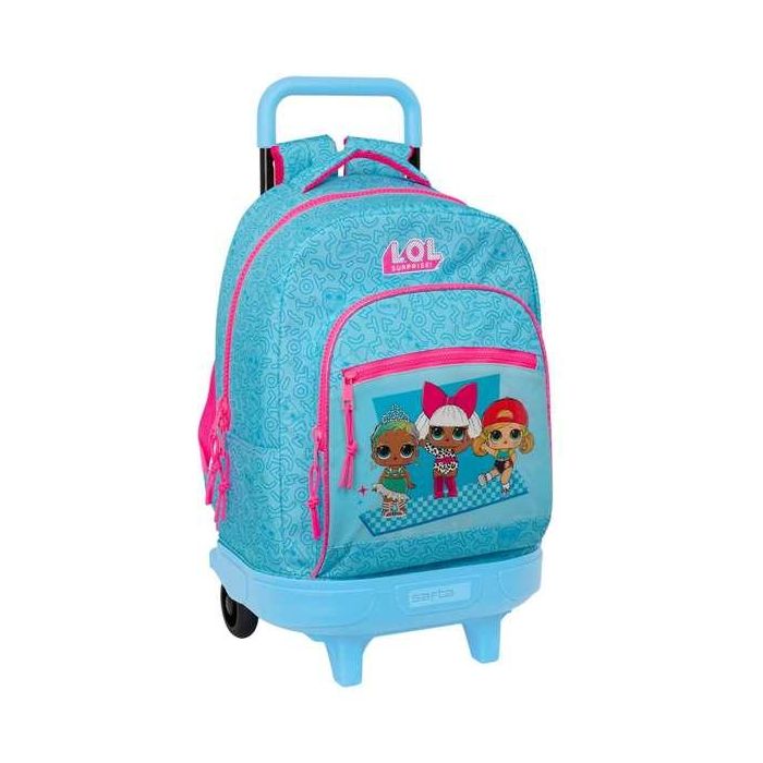 Mochila Escolar con Ruedas LOL Surprise! Divas Azul 33 X 45 X 22 cm 1