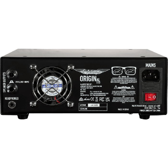 Amplificador Bajo Cabezal De Transistor Ashdown Original Evo - 300W 3