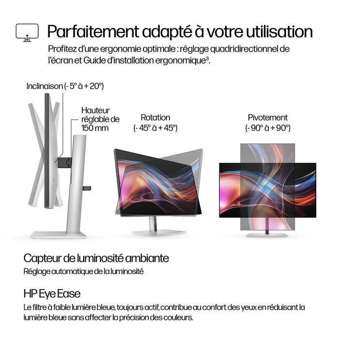 HP 727pu Monitor Serie 7 Pro de 27 pulgadas QHD con Thunderbolt 4, Pantalla de Colores Vivos y Multitarea (PVC Free) 12 HP 727pu Monitor Serie 7 Pro de 27 pulgadas QHD con Thunderbolt 4, Pantalla de Colores Vivos y Multitarea (PVC Free) 12