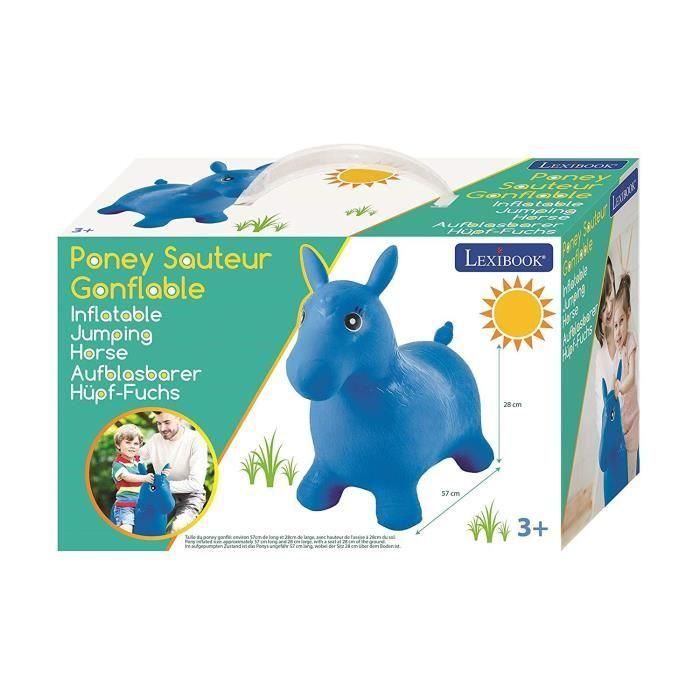 LEXIBOOK - Caballo de salto inflable azul - Mixto - A partir de 3 años 4 LEXIBOOK - Caballo de salto inflable azul - Mixto - A partir de 3 años 4