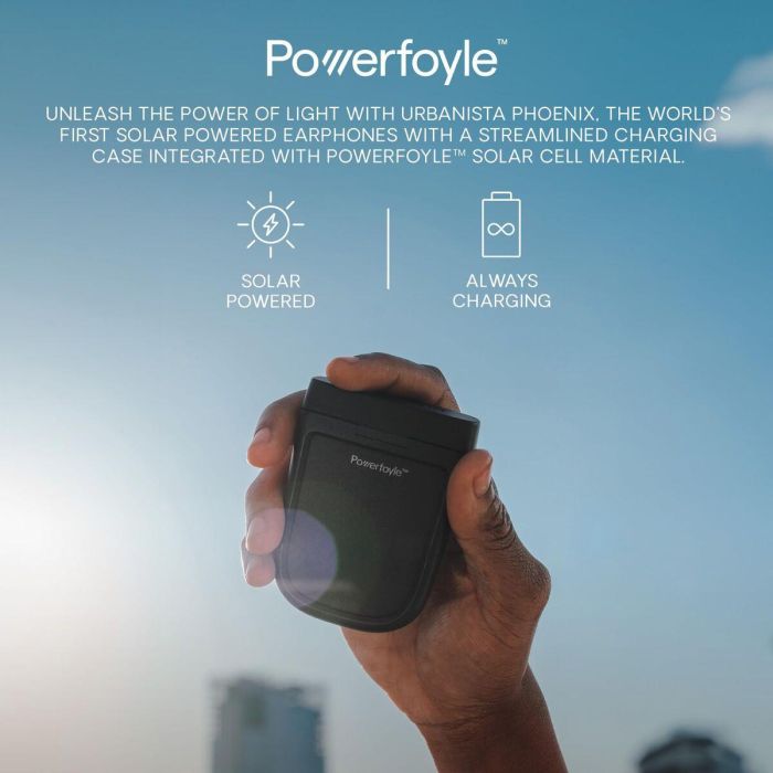 Urbanista Phoenix Auriculares True Wireless Inalambricos con Cancelación de Ruido Activa y Carga Solar 18