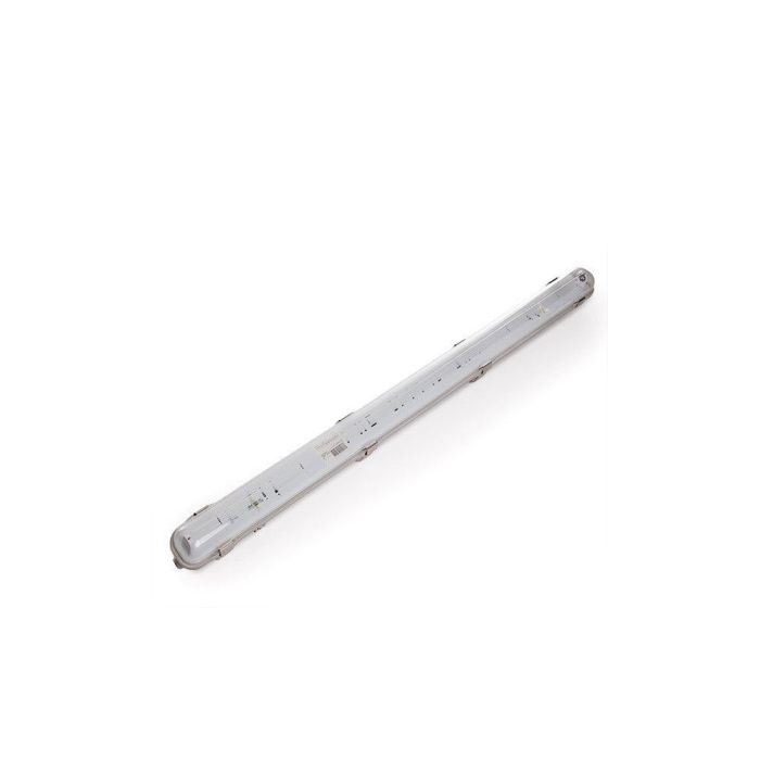 Pantalla Estanca para un Tubo de LEDs 1200mm ABS/PC 1 Pantalla Estanca para un Tubo de LEDs 1200mm ABS/PC 1