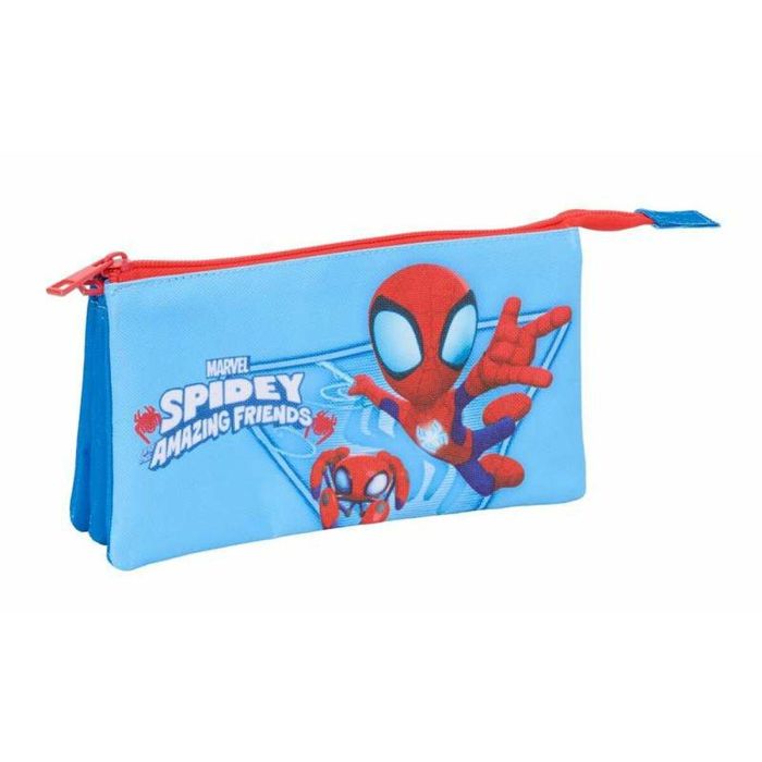 Safta Portatodo Triple Spidey 22x12x3cm 0 Safta Portatodo Triple Spidey 22x12x3cm 0