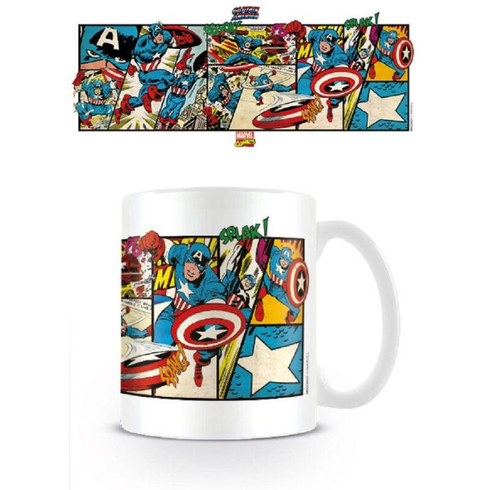 PYRAMID Taza Capitán América Marvel 315ml Cerámica