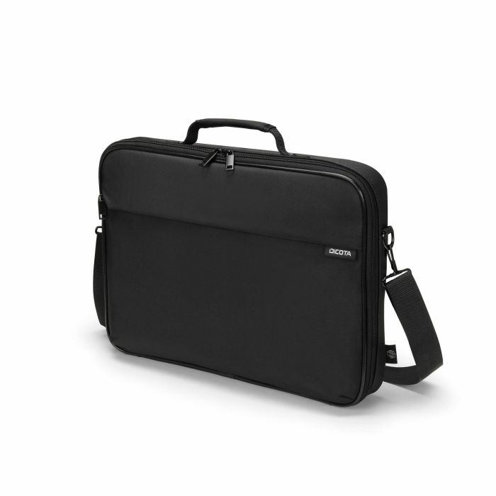 Dicota Multi ONE Maletín Acolchado para Portátil 14-16", Correa Hombro, Bolsillo Cremallera y PET Reciclado, Color Negro 4