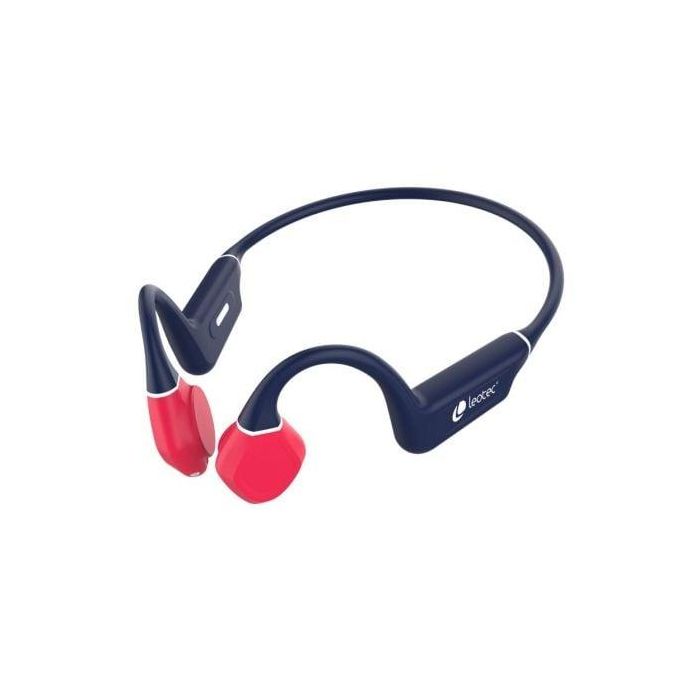 Leotec LEBONE03B Auriculares de Conducción Ósea KURI para Deportes Inalámbricos Bluetooth 5.4 IPX5 Gancho Oreja Gris 8h Batería 3