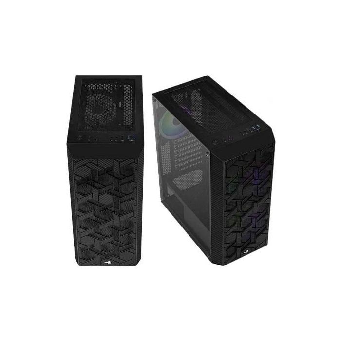 Caja Gaming Semitorre Aerocool Hivebk