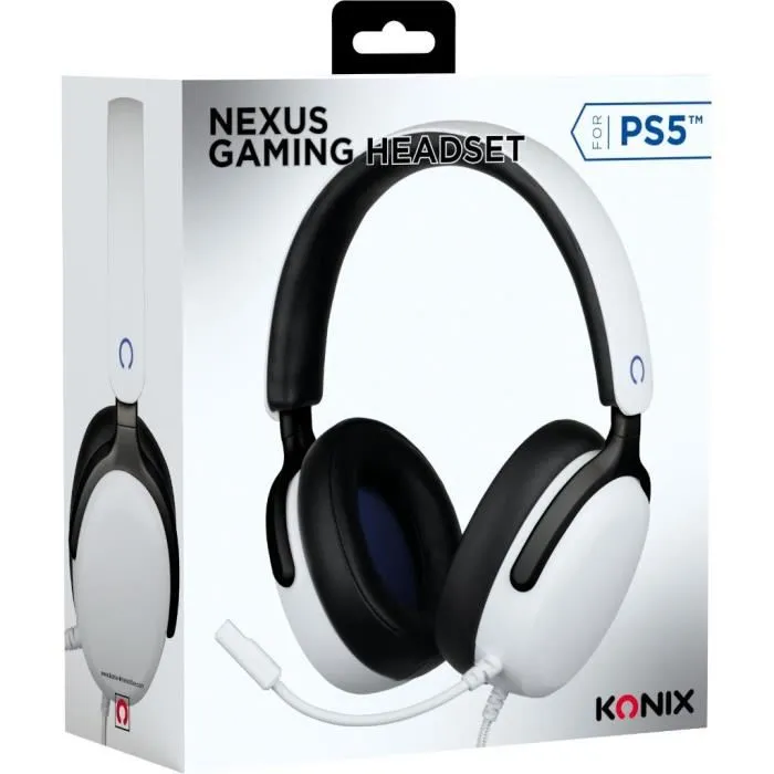 Konix Nexus PS5 Auriculares Gaming Circumaurales Altavoces 40mm Micrófono Integrado Cable 1.5m 4 Konix Nexus PS5 Auriculares Gaming Circumaurales Altavoces 40mm Micrófono Integrado Cable 1.5m 4