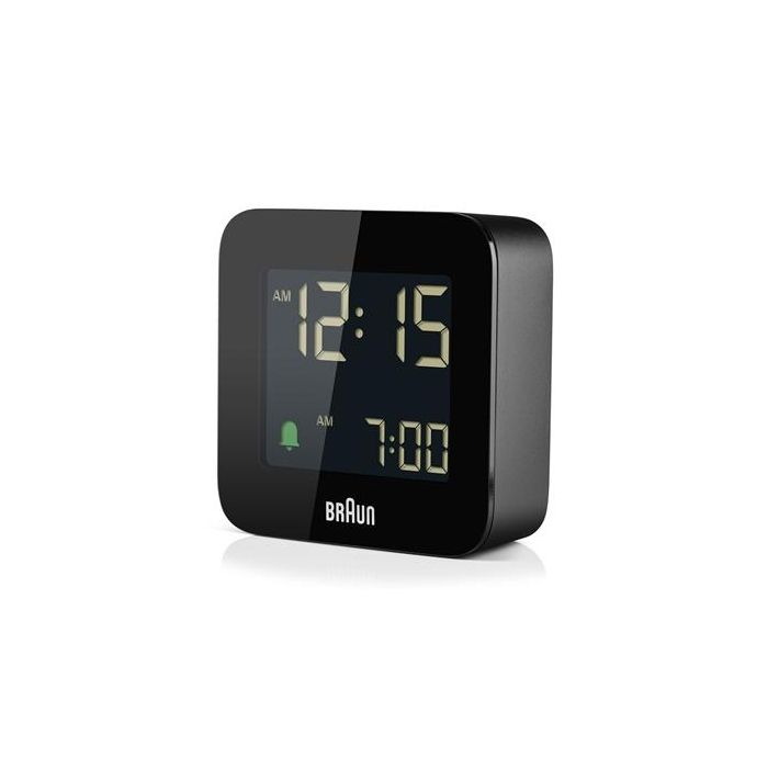 Braun BC-08-B Reloj Despertador Digital Negro con Pantalla LCD Retroiluminada y Función Snooze 2