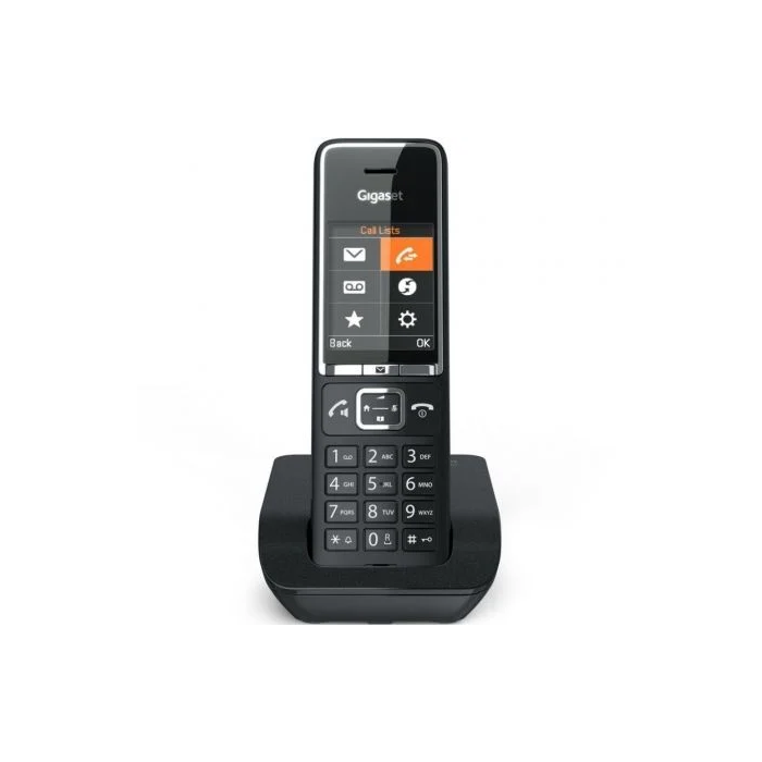 Gigaset S30852-H3001-D204 Teléfono Inalámbrico Comfort 550 Negro Cromado 1