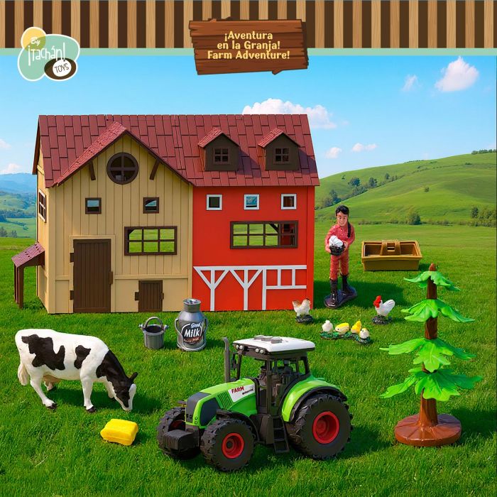 Granja De Juguete Completa 12 Piezas  T01049 4