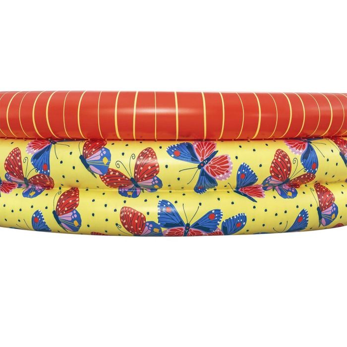 Bestway Piscina Hinchable Infantil 3 Aros Mariposas 168x38 cm +2 Años Jardin 51202 4