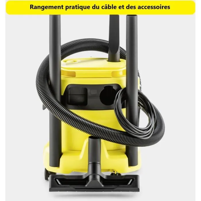 Karcher Aspirador en Seco y Húmedo WD 2 Plus V-15/4/18 C - Depósito 15 L - 1000W (Función Soplador) 2 Karcher Aspirador en Seco y Húmedo WD 2 Plus V-15/4/18 C - Depósito 15 L - 1000W (Función Soplador) 2