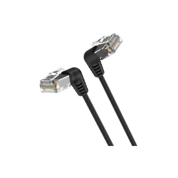 Vention IBOBF Cable de Red Ethernet UTP Cat.6A RJ45, 1 Metro, 10 Gbps, Conectores Giratorios 360°, Color Negro 0 Vention IBOBF Cable de Red Ethernet UTP Cat.6A RJ45, 1 Metro, 10 Gbps, Conectores Giratorios 360°, Color Negro 0