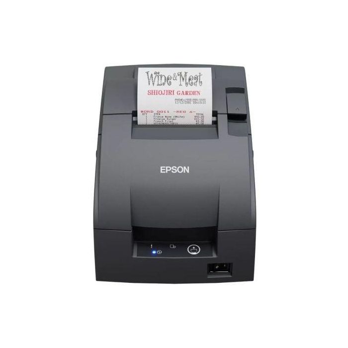 Impresora de Tickets Epson TM-U220IIB/ Ancho papel 76mm/ USB/ Negra