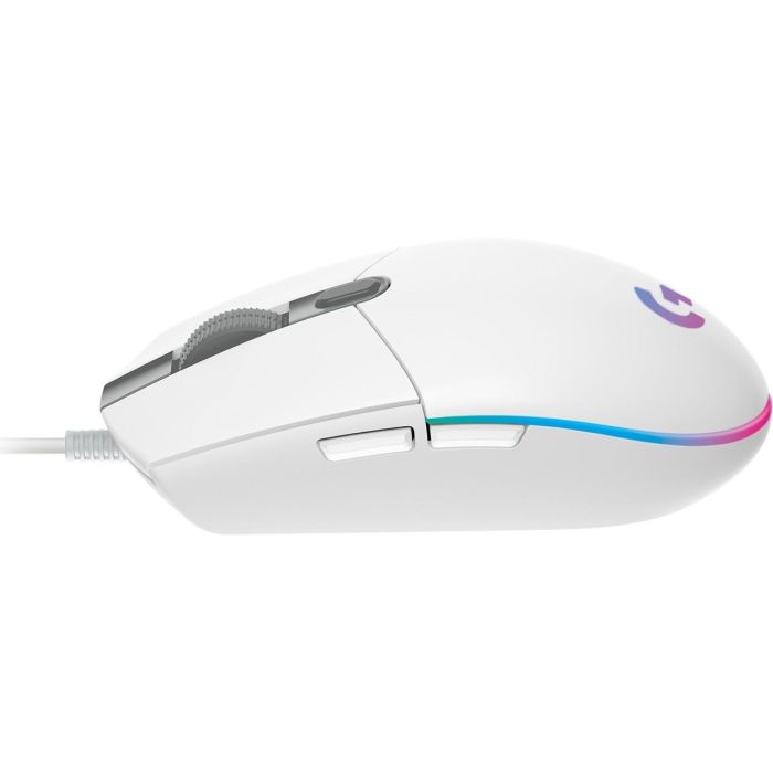 Logitech G102 Lightsync Ratón Gaming Óptico 6 Botones RGB Blanco 3