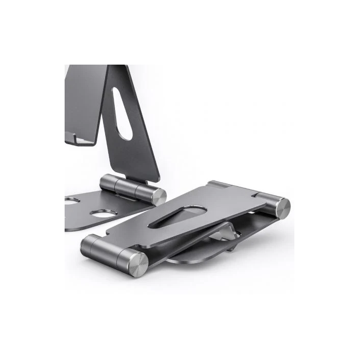 Aisens Soporte de Sobremesa XL Ajustable 2 Pivotes para Móvil-Tablet Gris 2