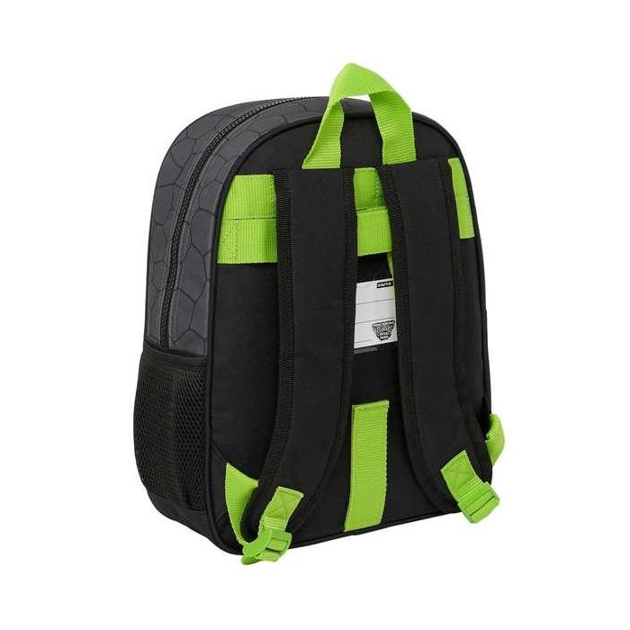 Mochila Safta Infantil Adaptable A Carro Tortugas Ninja 330x270x100 mm 1