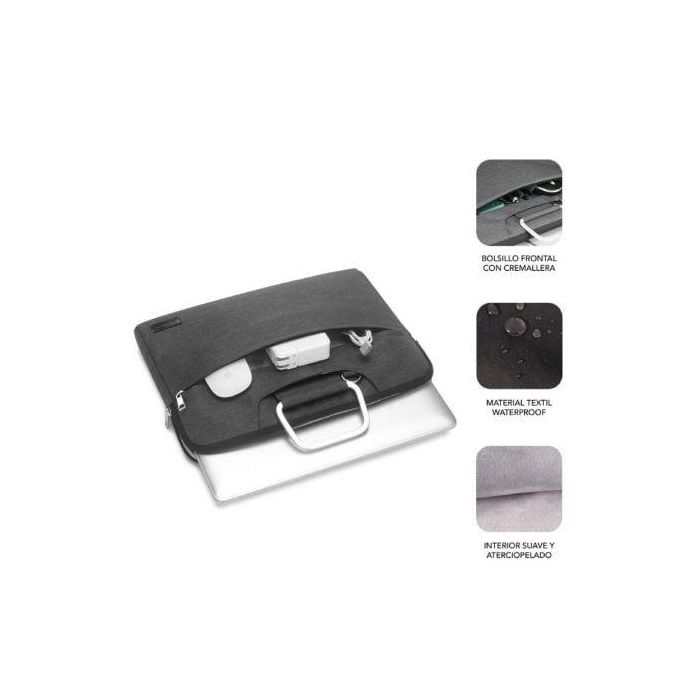 SUBBLIM Maletin Business Laptop Sleeve 13,3-14" Grey 1