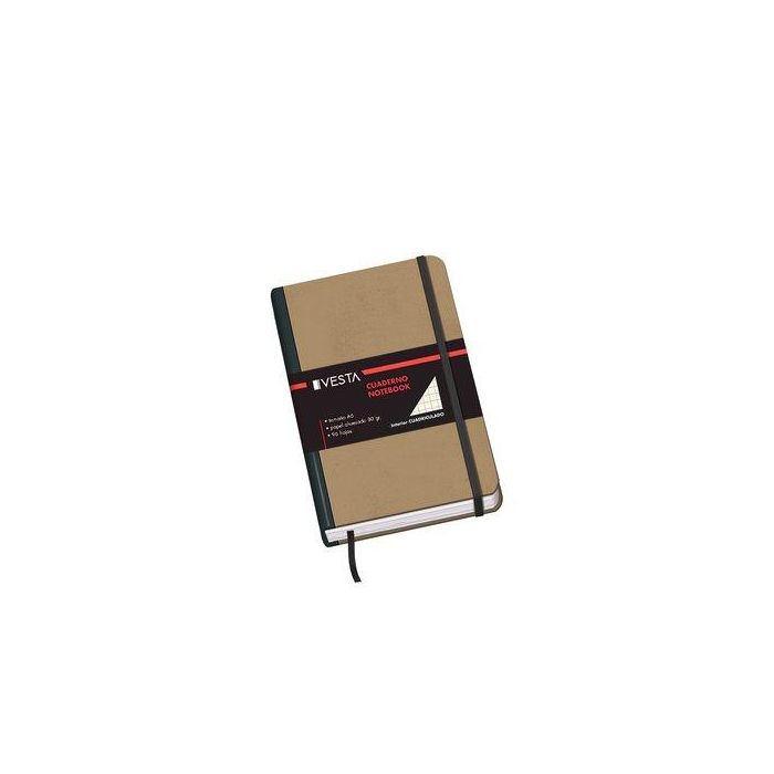 Cuaderno Vesta Nature A6 96H 80Gr. Cuadrc.5X5 Con Goma