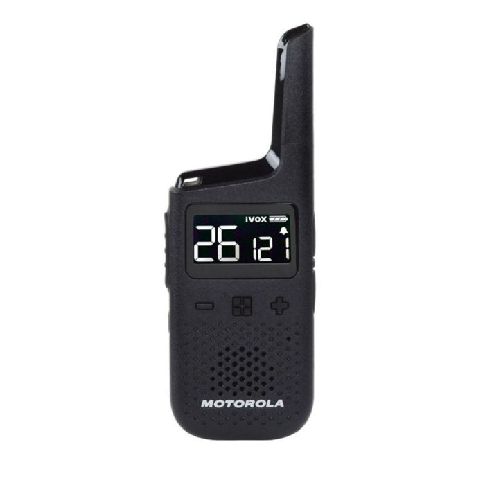 Motorola D3P01611BDLMAW Walkie Talkie XT185 Duo Pack, 8Km Alcance, 500mW, IP54, 16 Canales, Incluye Auriculares y Baterías Recargables 0 Motorola D3P01611BDLMAW Walkie Talkie XT185 Duo Pack, 8Km Alcance, 500mW, IP54, 16 Canales, Incluye Auriculares y Baterías Recargables 0