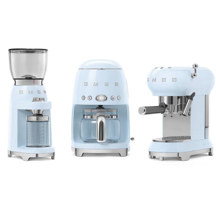 SMEG CGF11PBEU Kaffeemühle 50`s Style pastellblau 5