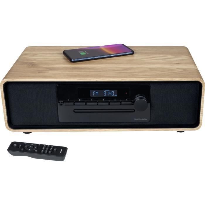 Thomson THO1721987385493 Microsistema Bluetooth 60W con Radio Inducción, FM/CD/MP3/USB, Ecualizador y Mando a Distancia Negro Thomson THO1721987385493 Microsistema Bluetooth 60W con Radio Inducción, FM/CD/MP3/USB, Ecualizador y Mando a Distancia Negro