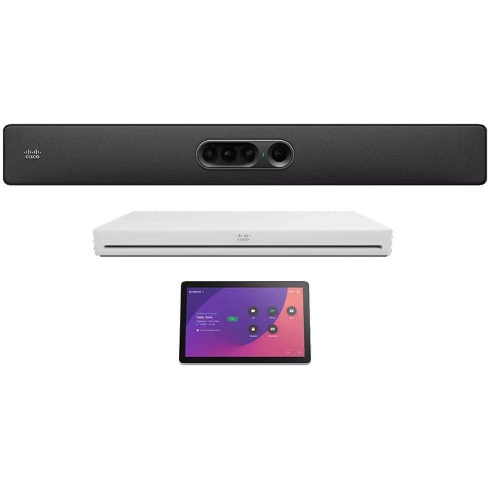 Cisco ROOM KIT EQ WITH CODEC EQ QUAD Sistema de Videoconferencia en Grupo 5K Ultra HD CMOS 20 MP 60 pps Zoom Óptico 5x Negro
